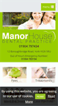 Mobile Screenshot of manorhousedentalpractice.co.uk